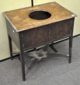 A Victorian mahogany wash stand,