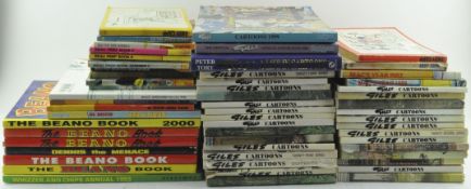 A large collection of vintage Giles Annuals,
