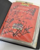 A folder of Football Autographs (approx 250), including Law, Summerbee, Channon, Bonetti, Lampard,