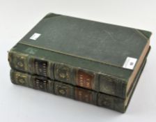 The History of Ireland, by Thokmas Wright, Two 19th century Volumes,