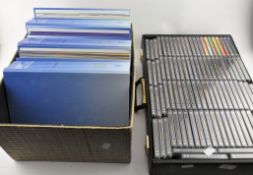 A large collection of 'History of the Blues' bound books and cassette tapes
