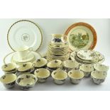 A collection of assorted ceramics, including a Wedgwood & Co.