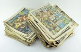 A collection of comics, mostly 200AD,