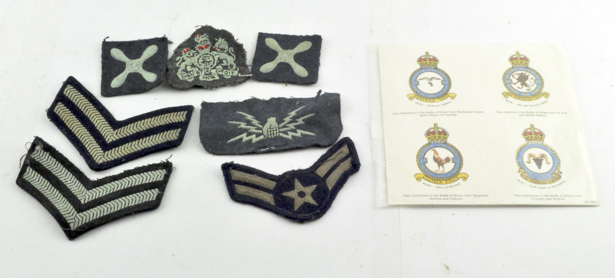 A group of RAF memorabilia including an Officers uniform no 8, - Image 2 of 2