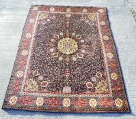 A vintage Iranian carpet,
