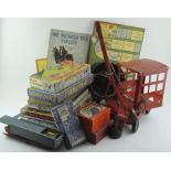 A collection of board games and vintage toys,