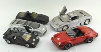 A collection Scalextric and related items, comprising track, controllers and vehicles,