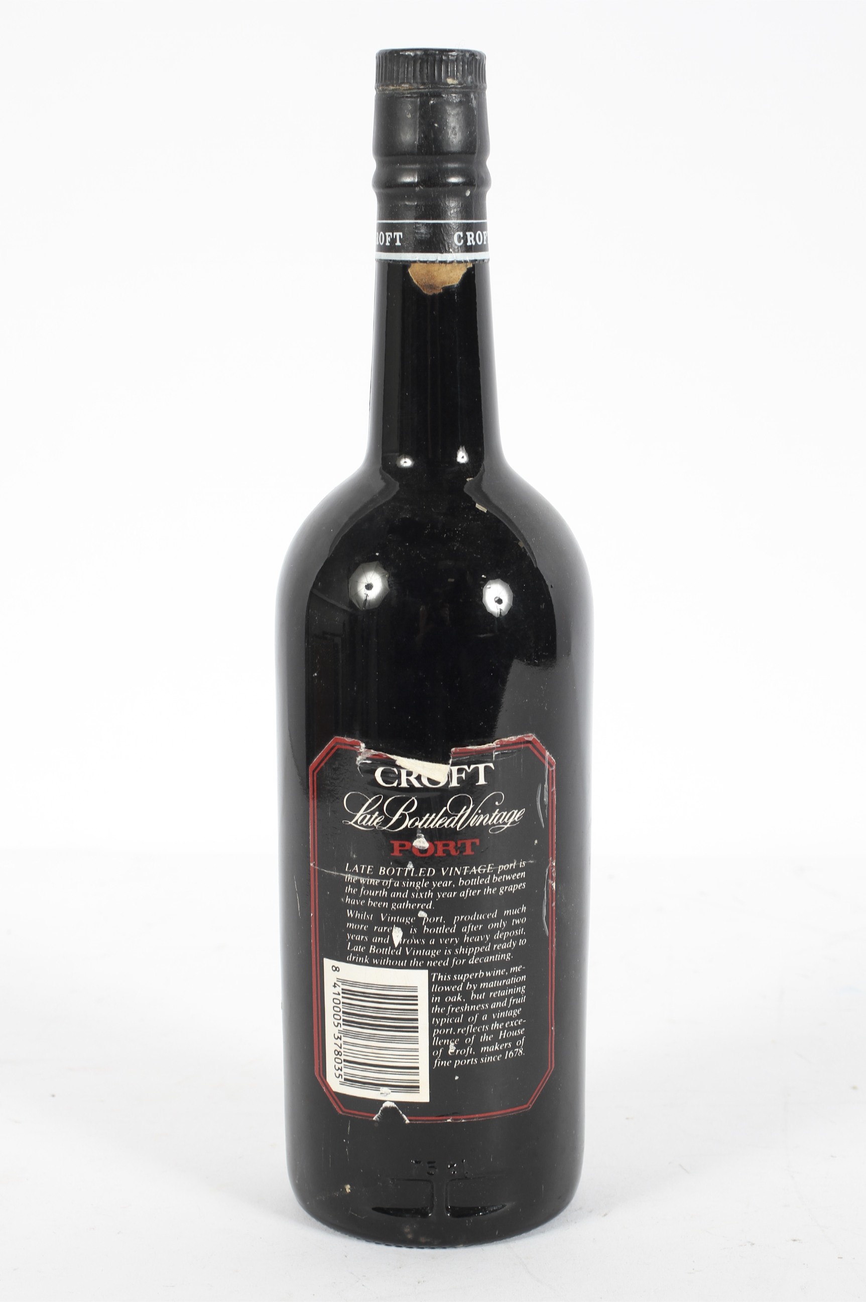 Port: Croft Late Bottled Vintage 1980, 75cl, - Image 2 of 2