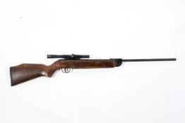 A Webley .22 air rifle with Relum scope, 4x15