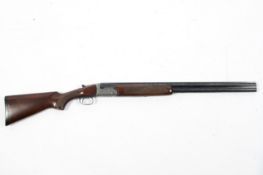 A 204 O W 12g shotgun, single trigger, fixed choke,