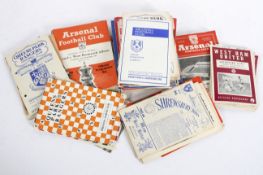A box of approx 150 football programmes, 1950/51 to 1968/69,