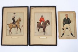 Three sporting prints, comprising: Hogany Tops and Old Tawney by Snaffles,