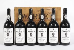 Vintage Port: Warre's 1985, mid neck, six bottles,