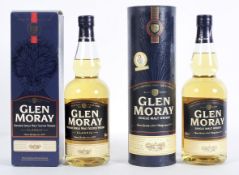 Whisky: Glen Moray, Single Speyside Malt, 70cl, 40%, two bottles,