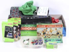 A collection of assorted modern Subbuteo, including two table top sets (one un-boxed),