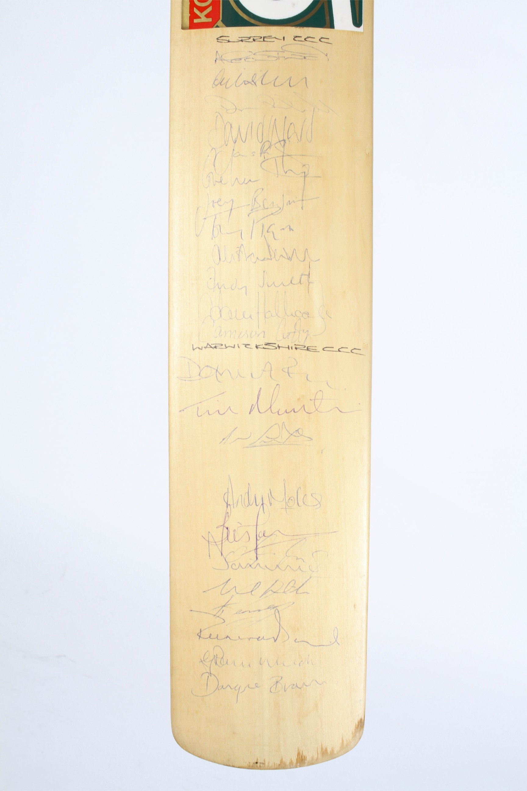 A Surrey County Cricket Club signed cricket bat - Image 2 of 2
