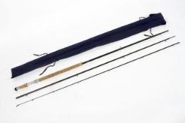 A Lance Nicholson (Dulverton), 'The West Country', three piece #10 rating 14' salmon fly rod
