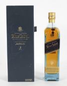 Whisky: Johnnie Walker, Blue Label blended Scotch Whisky, bottle number IB6 54419, 70cm, 40%,