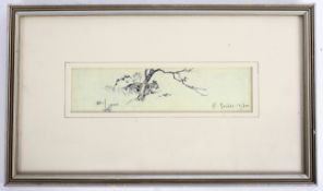 Cecil Aldin, print of a Fox in Woodland, numbered 13/300, framed,