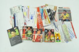 A group of Football trading cards,