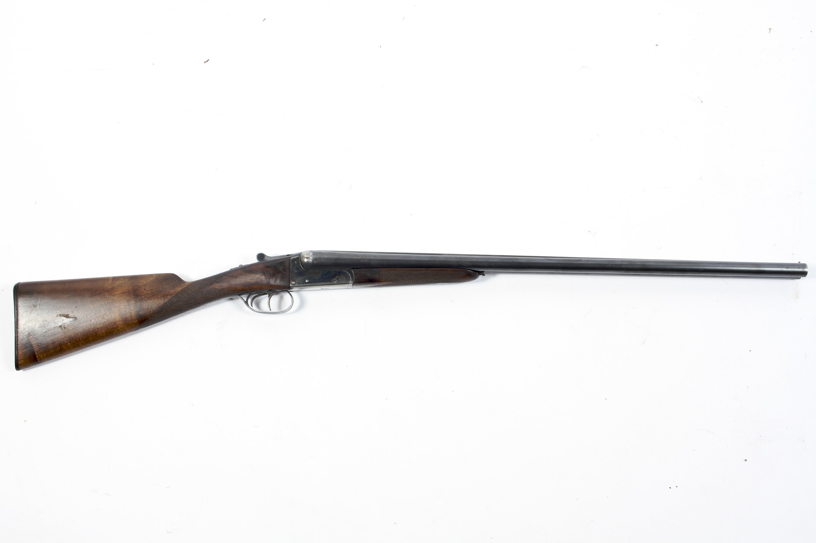 An Aya Yeoman side by side 12g shotgun,