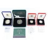 A collection of UK proof coins,