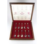 The Queens Beasts Collection, a limited edition boxed set of ten silver spoons, number 642 of 2500,
