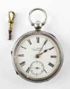 An open face pocket watch.