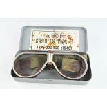 A pair of Air Ministry Mark II goggles, type 22C/826, 1940,