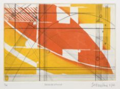 Srettaseltine, Intersections, a limited edition etching, No 1/10, signed and titled to edge,