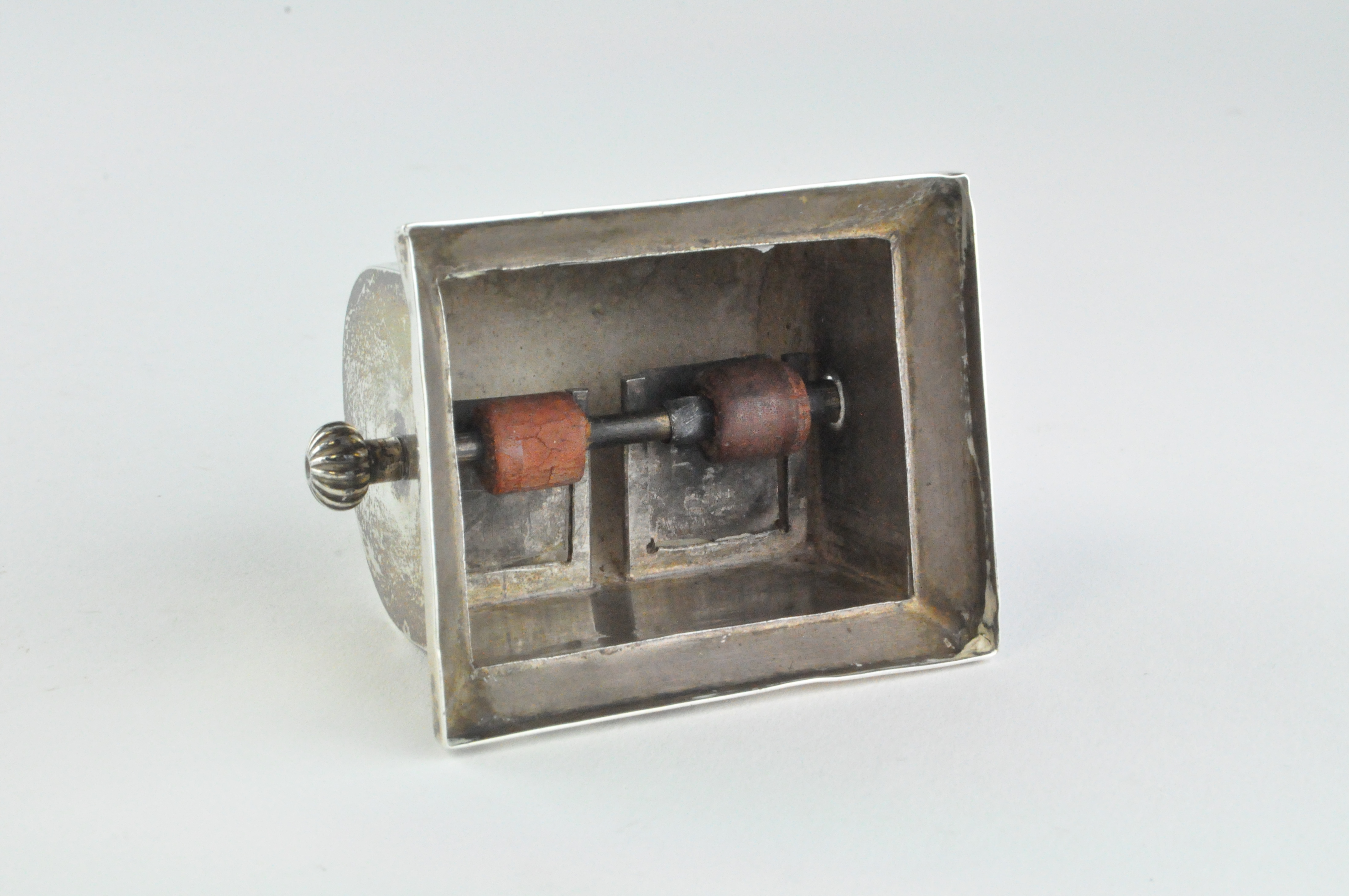 An Edwardian silver double stamp dispenser, by Charles & George Asprey, - Image 4 of 4