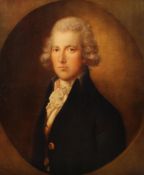 After Gainsborough, William Pitt, a colour print published by the Medici Society,