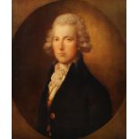 After Gainsborough, William Pitt, a colour print published by the Medici Society,