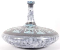 A 1960's West German pottery vase, of squat form,