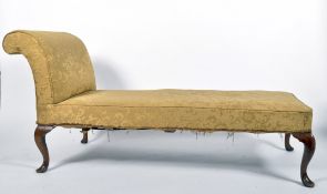A Howard & Son chaise longue or day bed,