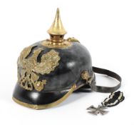 A German World War I Imperial Picklehaube helmet,