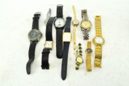 A quantity of gents and ladies watches all with quartz movements