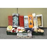 Three boxes of collectors dolls, some boxed,