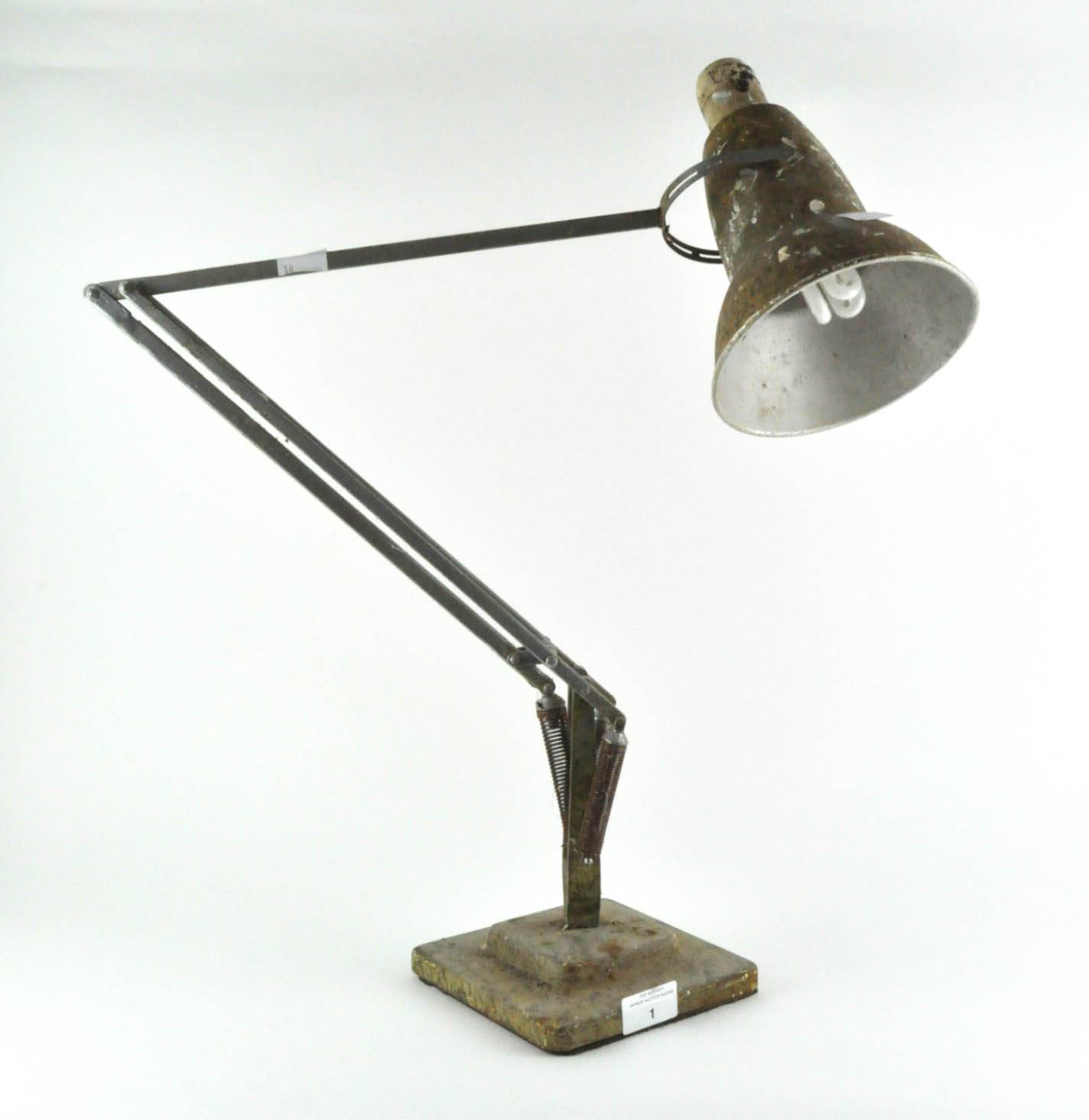 An H Terry vintage anglepoise lamp,