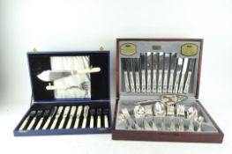 A Viners Kings Royale silver plated canteen of cutlery;