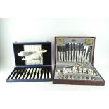 A Viners Kings Royale silver plated canteen of cutlery;