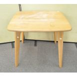 A rectangular Ercol style elm table,