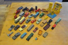 A collection of die cast vehicles including Dinky and Matchbox (parcel)