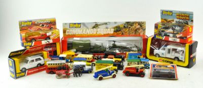 A selection of Dinky vehicles, boxed,