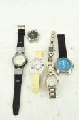Six vintage watches,