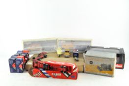 A Schuco Classic Grand Prix Racer, Dinky 561 Blaw Knox bulldozer and other die cast vehicles,