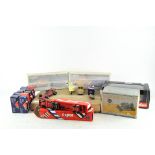 A Schuco Classic Grand Prix Racer, Dinky 561 Blaw Knox bulldozer and other die cast vehicles,