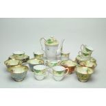 A Royal Albert 'Chatsworth' series part tea service (12 pieces);