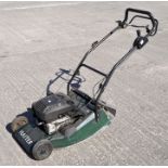 A Hayter petrol lawn mower