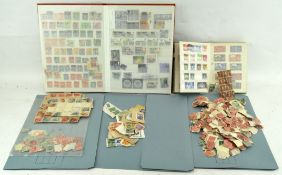 Two stamp albums containing mostly British Victorian and Edwardian stamps